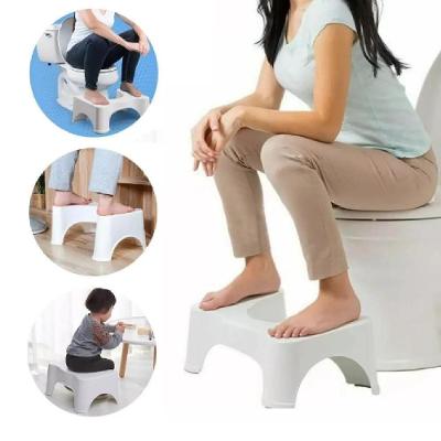 Banquinho de Apoio para Côcoras Ortopédico Antiderrapante em Plástico Resistente para Vaso Sanitário