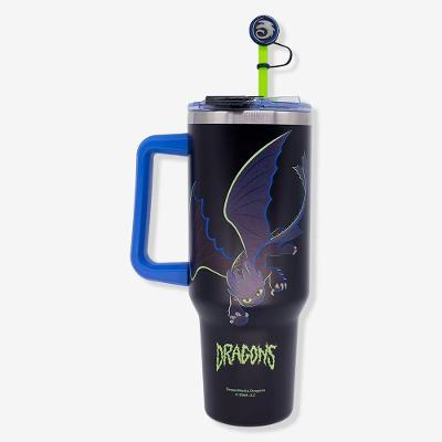 Copo Térmico Tumbler Fúria da Noite Como Treinar Seu Dragão 1,15L Transparente Universal