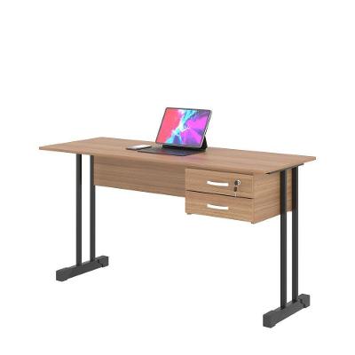 Escrivaninha Retangular Master 1.2 Euro Montana 2 Gavetas 120cm Amadeirado Casah
