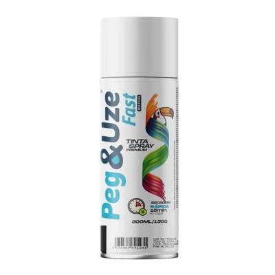 Spray de Colagem Peg & Uze Uso Geral Branco Fosco para Artesanato Chesiquímica