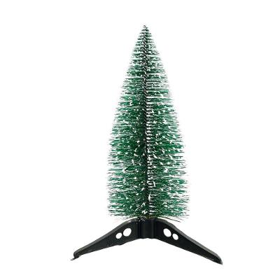 Mini Árvore de Natal de Mesa ZSS-080 Pinheiro Nevada Verde e Branco Altomex