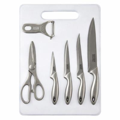 Kit de Utensílios BS40797 para Cozinha com Tábua Faca Tesoura e Descascador Baker