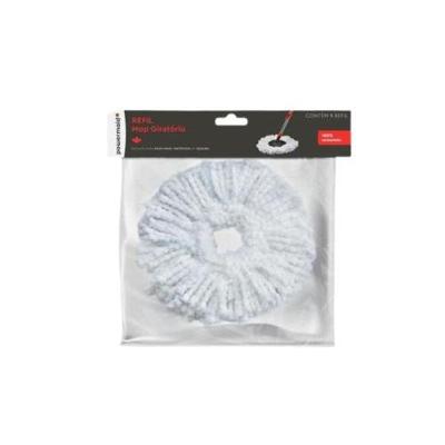 Refil para Mop Giratório Pro e Duo para Limpeza de Pisos e Superfícies Powermaid