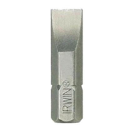 Ponta Insert Bit Fenda 25,4mm X 1-4 X 6-8 IW12892 para Uso Versátil em Parafusadeiras Irwin