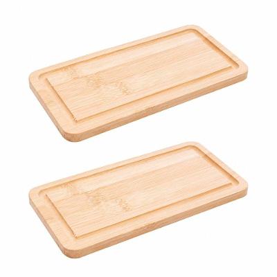Kit 2 Tábuas para Petiscos Hire em Bambu 20x10x1cm Decoração Multiuso Lyor