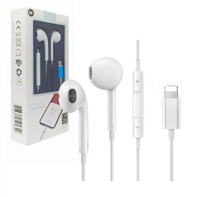 Fone de Ouvido Intra Auricular Altomex A-908-5G com Controle de Volume e Conexão Lightning Branco