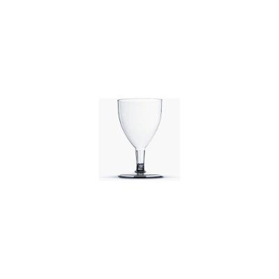 Taça para Vinho Descartável Acrílico 170ML Kit 20 Unidades para Eventos
