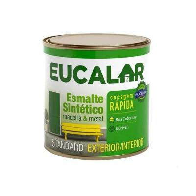 Tinta Esmalte Standard Alto Brilho Alumínio 900ML Prata Eucatex
