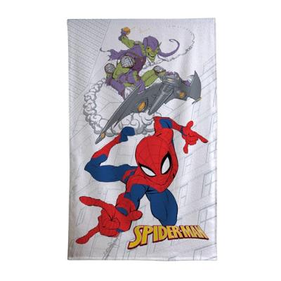 Toalha de Banho Infantil Spiderman 70cmx115cm Algodão Alta Absorção Branco Döhler