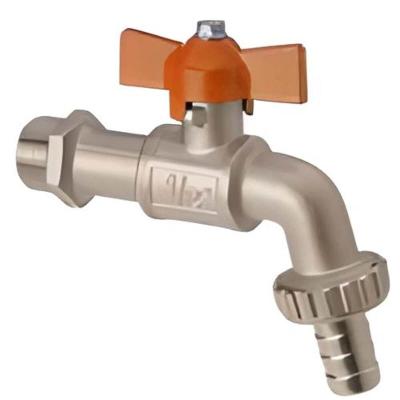 Torneira para Jardim VTJ074CWB Esfera com Borboleta 1-2 Latão Cromado Esteves Metais