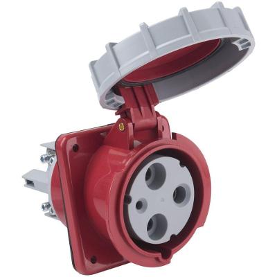 Tomada de Embutir 2p+t 125A 380-415V 06h Ip67 para Uso Industrial e Comercial Tramontina