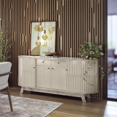 Buffet Decorativo Pitt G97 4 Portas 2 Gavetas MDP 183cm Off White Gran Belo