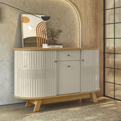 Buffet Decorativo Robert G97 3 Portas Mdp Cumaru-opala Gran Belo