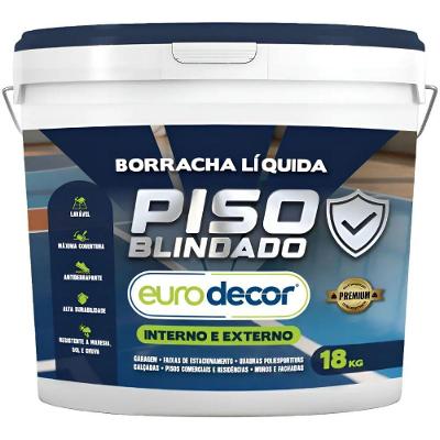 Borracha Líquida para Piso 18kg 03.01.01.2008 Impermeável Antiderrapante Verde Eurodecor