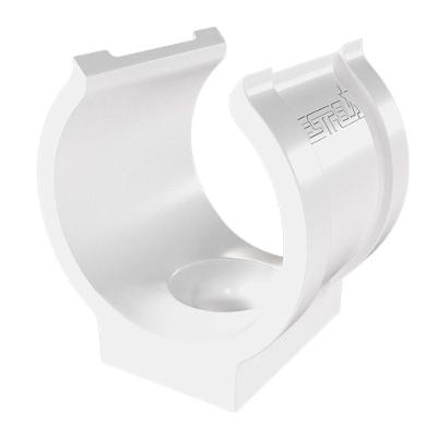 Abraçadeira de Pvc Impacto para Tubo 1-2 2021 Branco para Encaixe Vertical e Horizontal Estrela