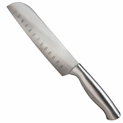 Cutelo Profissional Linha Shine Escovada Aço Inoxidável 31cm para Cozinha Prata Carisma