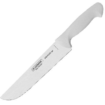 Faca para Carne Premium 24475-188 Aço Inox 8 Polegadas Cabo Branco para Cozinha Tramontina