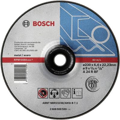 Disco de Desbaste para Metais Expert R.500 230mm X 6,4mm X 22,23mm Bosch