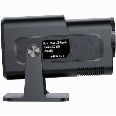 Mini Projetor MDM LHY320 Portátil com Resolução 1080p e Iluminação LED Preto