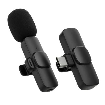 Microfone sem Fio Usb C Lapela para Gravação Profissional com Receptor para Celular MDM