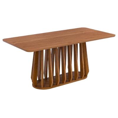 Mesa de Jantar Pitanga 6 Lugares Retangular MDF 180x90cm Cinamomo Milani Movelaria