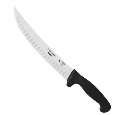 Faca para Cortar Carne Profissional 24658100 em Aço Inox Cabo Polipropileno 10 Polegadas Tramontina