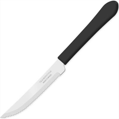 Faca para Churrasco Leme 23180404 em Aço Inox com Cabo de Polipropileno Preto Tramontina