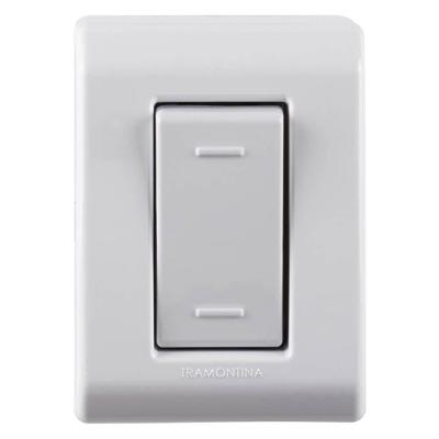 Caixa de Sobrepor com Interruptor Paralelo 10A 250V Lizflex Branco Tramontina