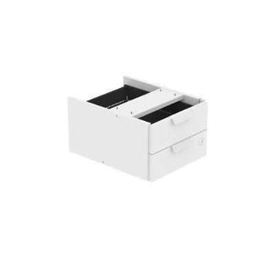 Gaveteiro Aéreo GA02G P15 2 Gavetas MDP BP com Trava Branco Pandin Móveis