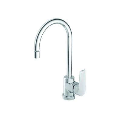 Torneira Misturador Monocomando de Mesa Level para Cozinha Latão Cromado Prata Deca