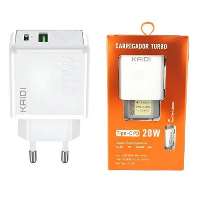 Fonte Carregador Lightning 20W MDM Compacto Branco com Proteção Múltipla