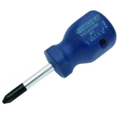 Chave de Fenda Phillips Cruzada Toco 3-16X1.1-2 161-1 036.410 Cabo Ergonômico Azul Gedore