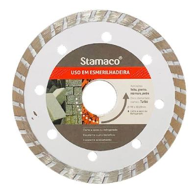 Disco Diamantado Turbo para Esmerilhadeira 4 3-8 002741 para Corte Seco Ou Refrigerado Stamaco
