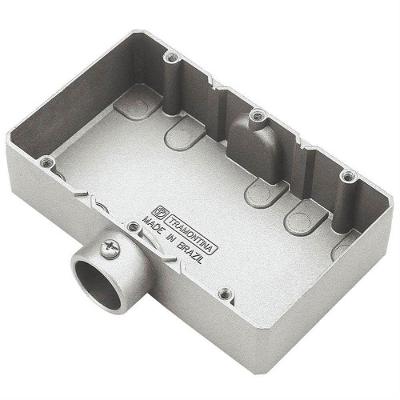 Condulete Triplo Tipo ET 3-4 sem Tampa Cinza 56112042 Tramontina
