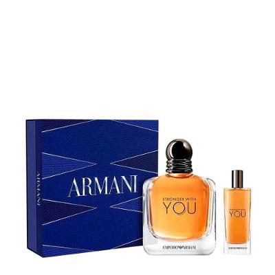 Kit de Perfume Stronger With You Masculino Eau de Toilette 100ML Armani