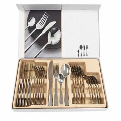 Jogo de Faqueiro 24 Peças Aço Inox Top Chef Completo para 6 Pessoas com Talheres para Mesa Posta