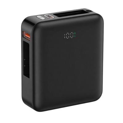 Power Bank MDM Matte com Display Digital e Cabos Lightning e Usb C Preto 1 Unidade
