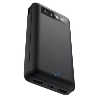 Power Bank MDM com Display Digital Led para Carregamento Rápido Preto 1 Unidade