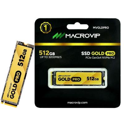 Ssd M.2 Nvme 512gb Gold Pro Pcie Gen3x4 3d Nand MvGLDPRO-512GB Macrovip