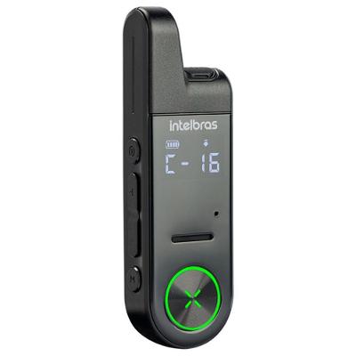 Rádio Comunicador Intelbras RC 6 Mini UHF Analógico com 16 Canais e Recarga Rápida 1 Unidade
