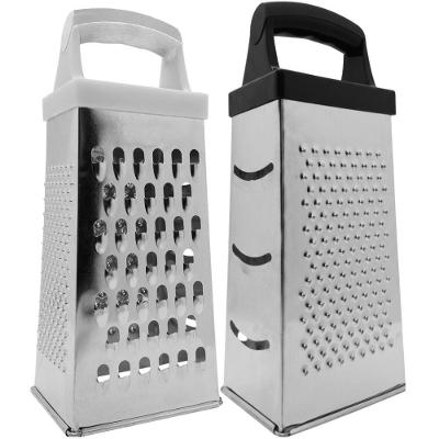 Ralador 4 Faces com Pegador CK4561 Aço Inox e Plástico Preto Clink
