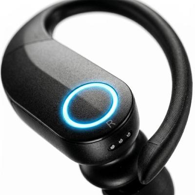 Fone de Ouvido Bluetooth MDM Arc Esportivo com Gancho Auricular Autonomia de 4 Horas Preto