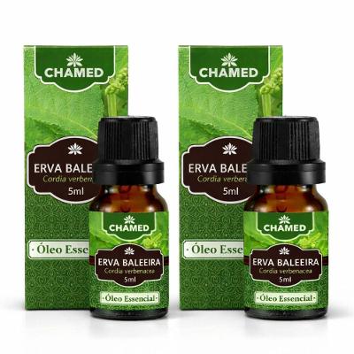 Óleo Essencial de Erva Baleeira Chamel 100% Puro para Massagem Kit com 2 Frascos de 5ml