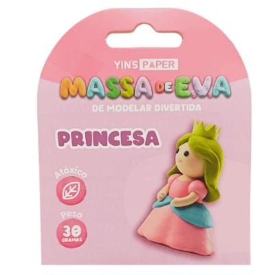 Massinha de Eva para Modelar Tema Princesa YP9321 4 Cores Textura Macia Yins Brasil
