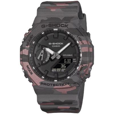 Relógio Masculino G-Shock GA-2100CM-8ADR Analógico e Digital Pulseira Plástica Cinza Casio