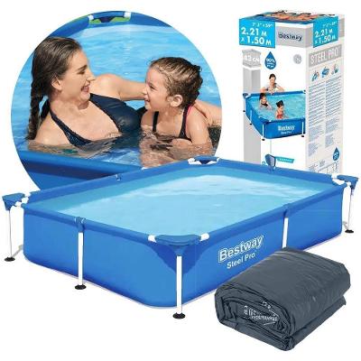 Piscina Estrutural Infantil Splash Juniors 1.200L em PVC Retangular Bestway