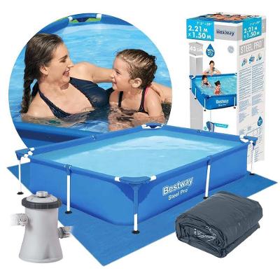 Piscina Estrutural Infantil Splash Juniors 1.200L com Bomba 220V Capa e Forro Bestway