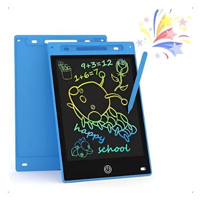 Lousa Mágica Eletrônica Tela LCD 12 para Desenhar e Escrever Portátil Azul