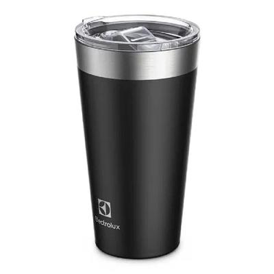 Copo Térmico Sense 560ml em Aço Inoxidável com Tampa Hermética Preto Electrolux