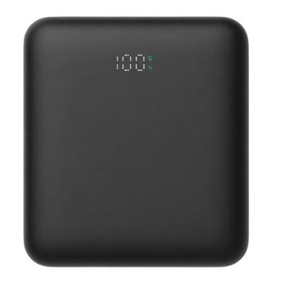 Bateria Portátil Quadrada MDM para Viagens com Cabos Lightning e Usb C Preto
